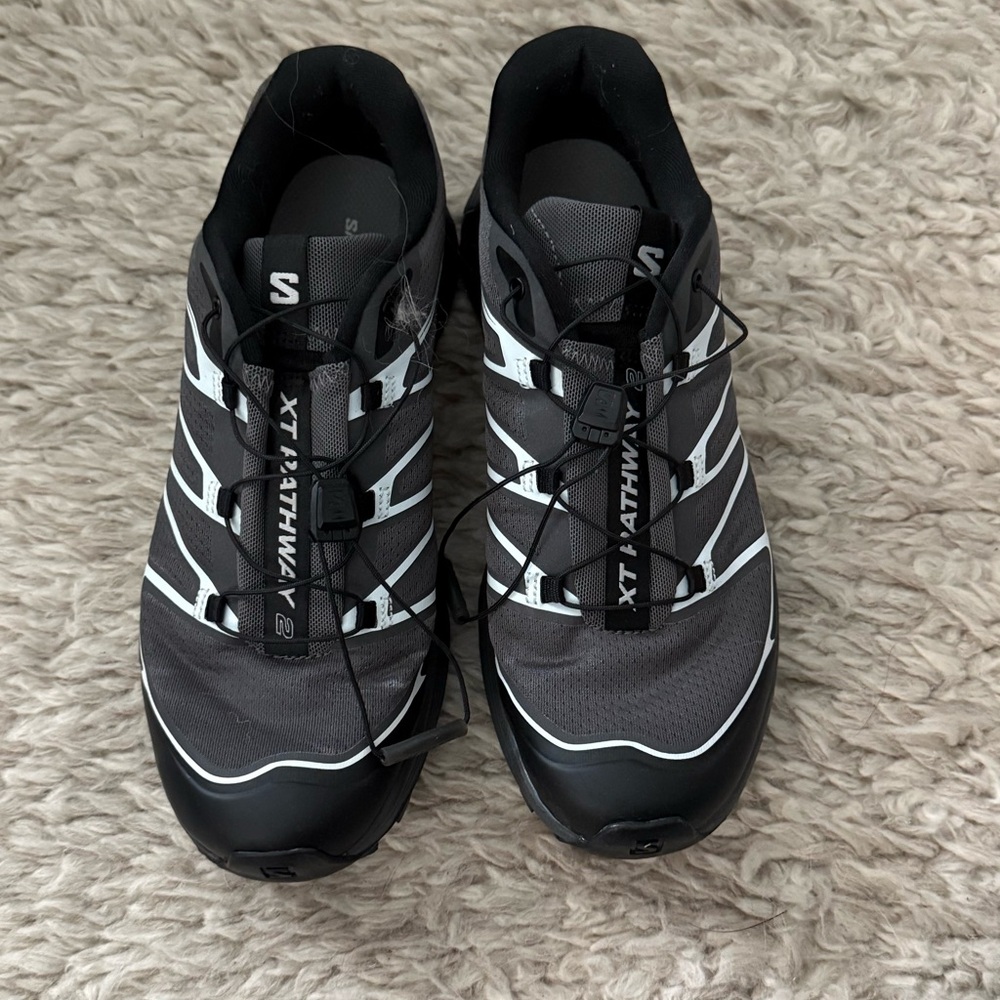 Salomon XT-6 Black and Gray Sneakers Gender Inclusive